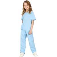 Costume classico da infermiera blu per bambini
