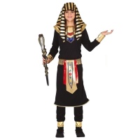 Costume faraone egiziano con tunica da adolescente ragazzo