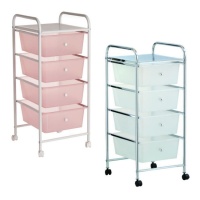 Carrello 76 x 36,5 x 32 cm con 4 cassetti - 1 unità