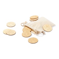 Set di gioco di abbinamento in legno con sacchettino