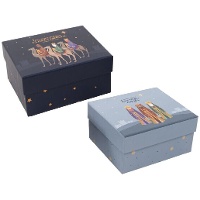 Scatola dei Re Magi da 12 x 10 x 6 cm assortita - 1 unità