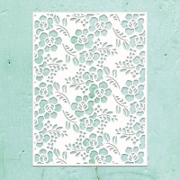 Stencil piccoli fiori 15,2 x 20,3 cm - Carte Mintay - 1 unità