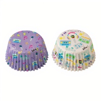 Pirottini per cupcake a tema rock - Decora - 36 pezzi