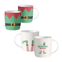 Tazza da 350 ml Elfo di Natale - 1 unità
