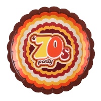 Piatti retro anni '70 da 23 cm - 10 pezzi