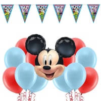 Confezione di decorazioni per feste di Topolino - 22 pezzi