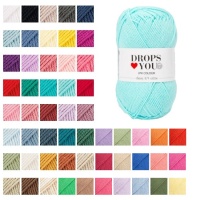 Loves You 7 da 50 gr - 100% Cotone - Gocce