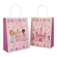 Buste regalo da 27 x 20 cm con principesse - 6 unità