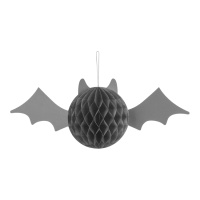 Ciondolo nero a forma di nido di pipistrello 45 x 17 cm - PartyDeco