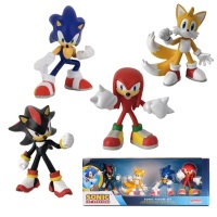 Set statuine torte Sonic - 4 unità