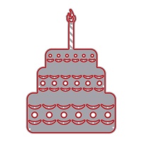 Fustella per torta di compleanno Zag - Misskuty