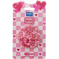 Confetti a cuore rosa da 25 gr - PME