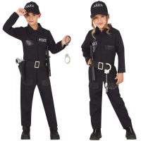 Vestiti carnevale da polizia per adulti e bambini