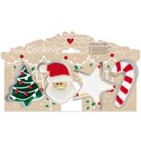 Taglierine natalizie - Scrapcooking - 4 pz.