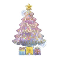 Mappamondo per albero di Natale opale 54 x 82 cm - Grabo