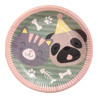 Piatti per Animali da 23 cm - 8 pezzi