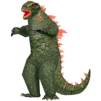 Costume da dinosauro mutante gonfiabile per adulti