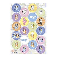 Mini dischi di ostia commestibili di Bluey e Bingo Zero da 3,4 cm