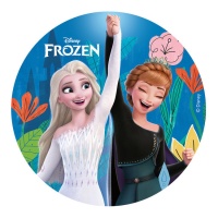 Cialda commestibile Frozen di Elsa e Anna 15,5 cm