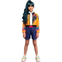 Costume da cantante K-pop giallo per bambina - DISPONIBILE GENNAIO 2026