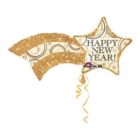 Palloncino Happy New Year Star 55 x 68 cm - Anagramma