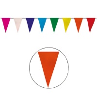 Striscione di carta a triangolo multicolore - 5 m