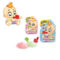 Lecca-lecca con polvere aromatizzata assortita - Baby Thumb Popping & Lolli