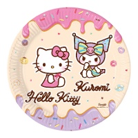 Piatti di Hello Kitty Kuromi da 23 cm - 8 pezzi