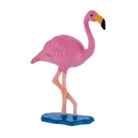 Figura per torta di fenicottero di 7,5 cm - 1 unità