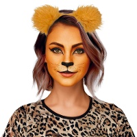 Cerchietto con orecchie da leone