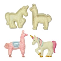Stampi per unicorno e fiamma - JEM - 2 pezzi.