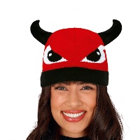 Cappello da diavolo effetto lana
