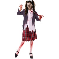 Costume collegiale zombie da donna
