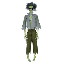 Pendente zombie verde scheletro di 45 cm