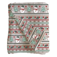 Coperta con pupazzo di neve 1,50 x 1,25 m