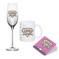 Set regalo Super Mom - 3 pezzi