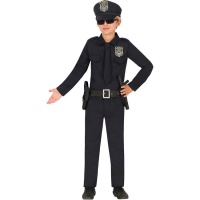 Costume da poliziotto della grande città per bambini