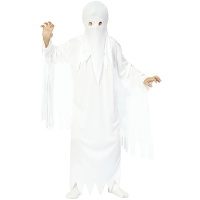 Costume fantasma con cappuccio infantile