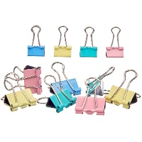 Mollette clip colori pastello piccole - 7 pezzi