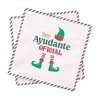 Tovaglioli da elfo assistente ufficiale 16,5 x 16,5 cm - 20 pezzi