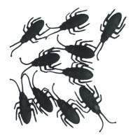 Sacchetto di scarafaggi 7 cm - 10 unità