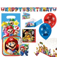 Decorazione per feste e compleanni a tema Super Mario