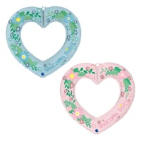 Palloncino cuore Welcome Baby bimbo da 104 cm - Grabo