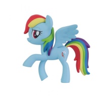 Rainbow - My Little Pony Cake topper 6,8 cm - 1 unità