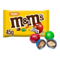 arachidi ricoperte di cioccolato al latte m&m - m&m Peanut - 1 pz.