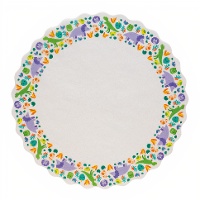 Centrini in carta Dinosauri - 30 cm - 10 pezzi