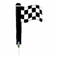 Palloncino bandiera a scacchi da 21 x 30 cm - 10 unità - Grabo