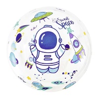 Pallone a bolle trasparente astronauta