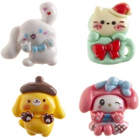 Figure per roscón di animali natalizi da 3 a 3,5 cm - Dekora - 50 unità
