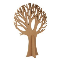 Silhouette Albero MDF 3D 40 cm